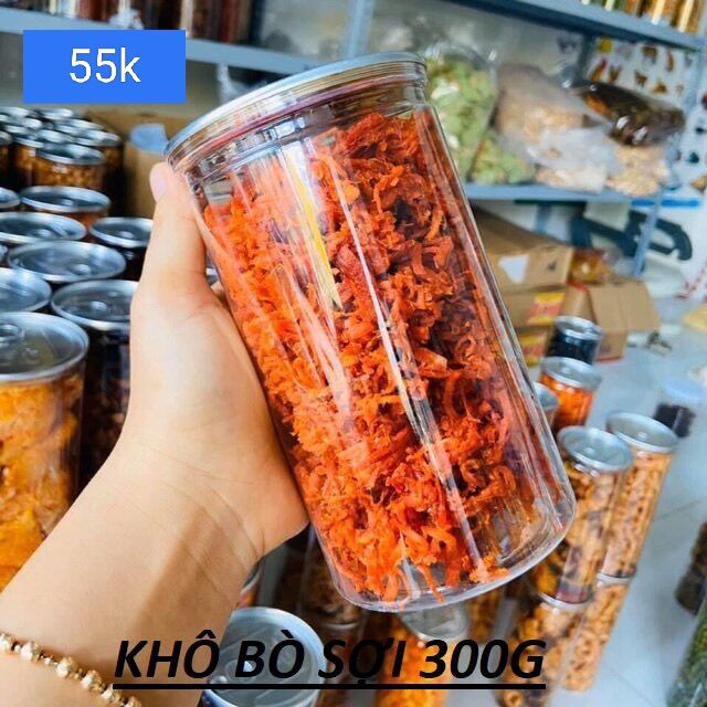 Khô bò sợi hủ pet 500ml-300gr