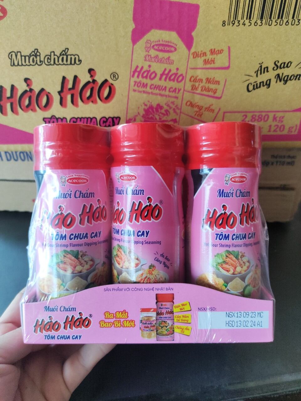 MUỐI CHẤM HẢO HẢO ( 24 lọ ×120 g)