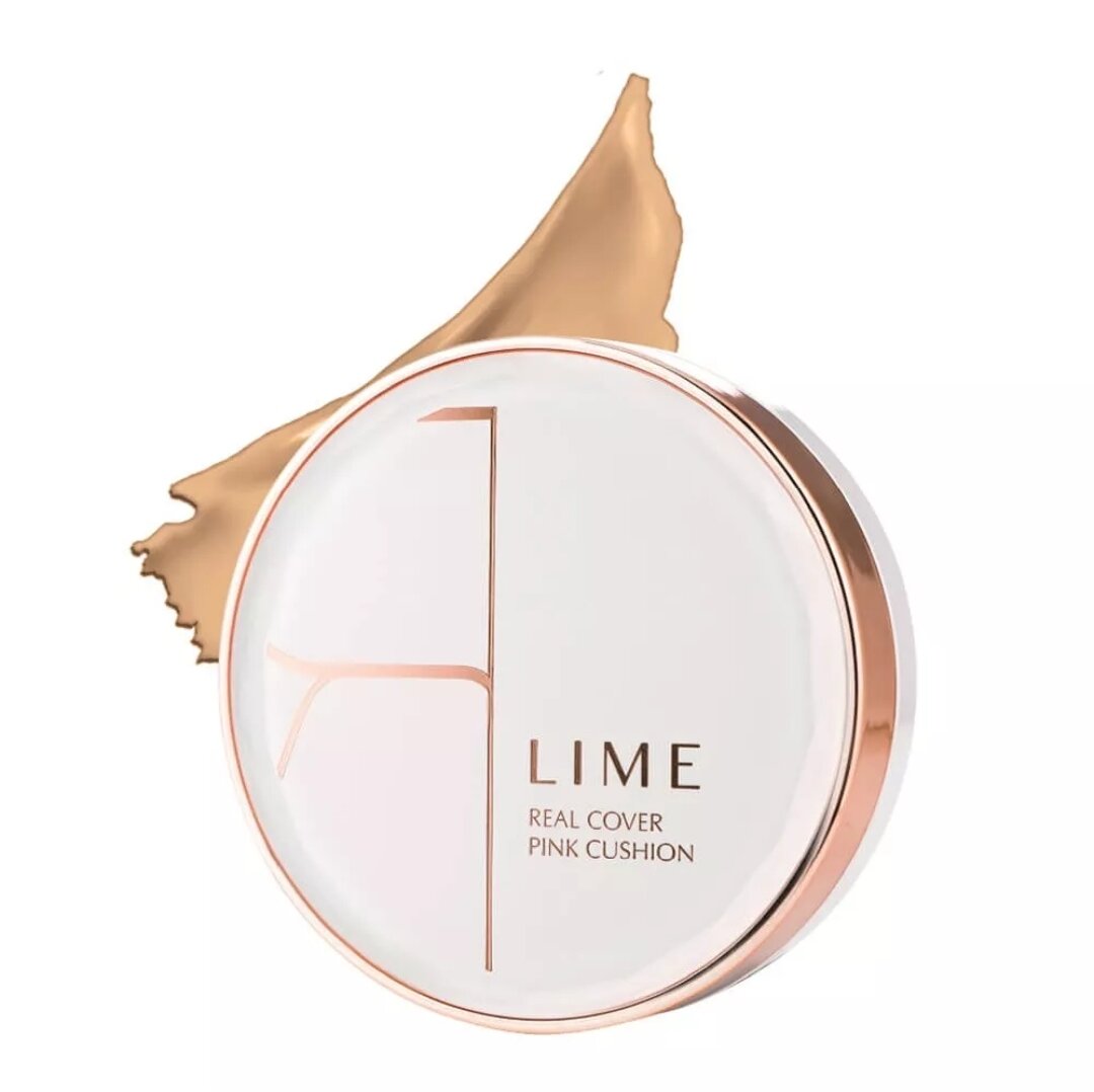 Phấn nước kiềm dầu che phủ tốt lime real cover pink cushion spf50+ pa+++