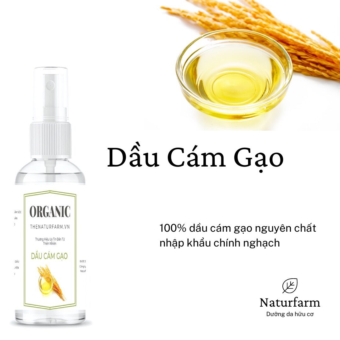 Dầu cám gạo 100ML nguyên chất hữu cơ