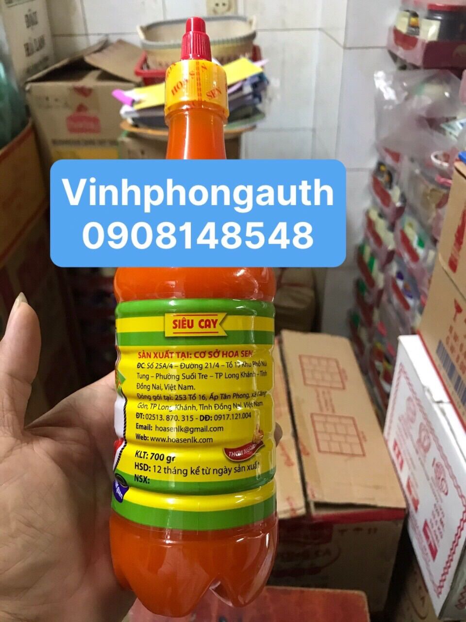Tương ớt  Tương Việt Hoa Sen 700gr