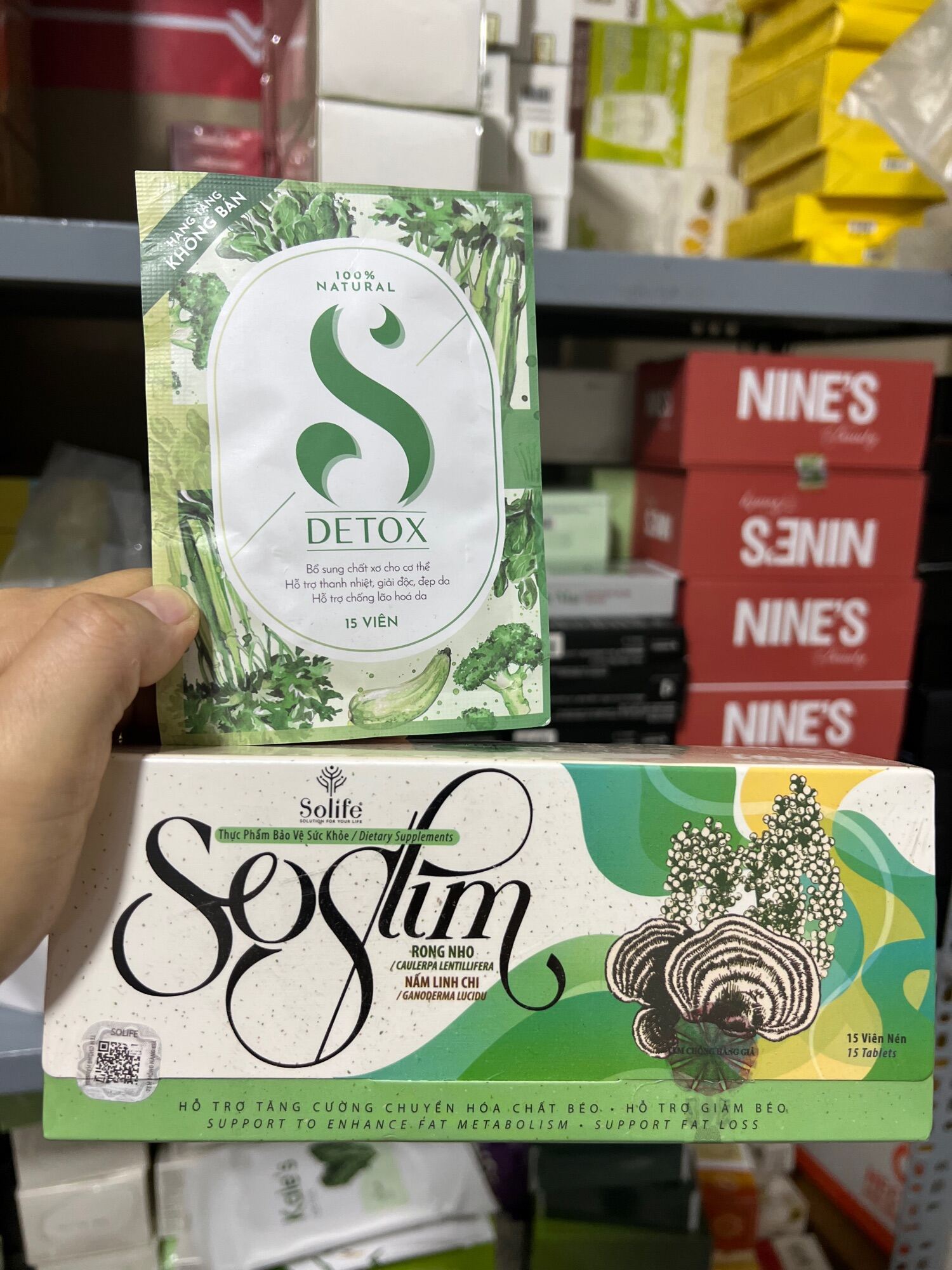 Kẹo Socola Giảm Cân Soslim - 15V/hộp