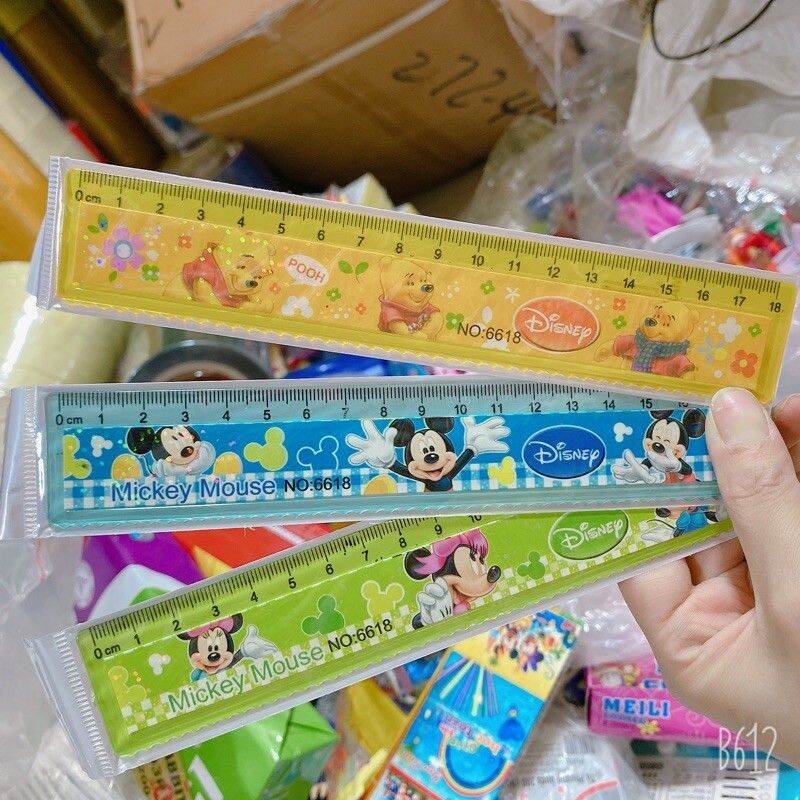 5 CÂY THƯỚC 20CM NHIỀU HÌNH