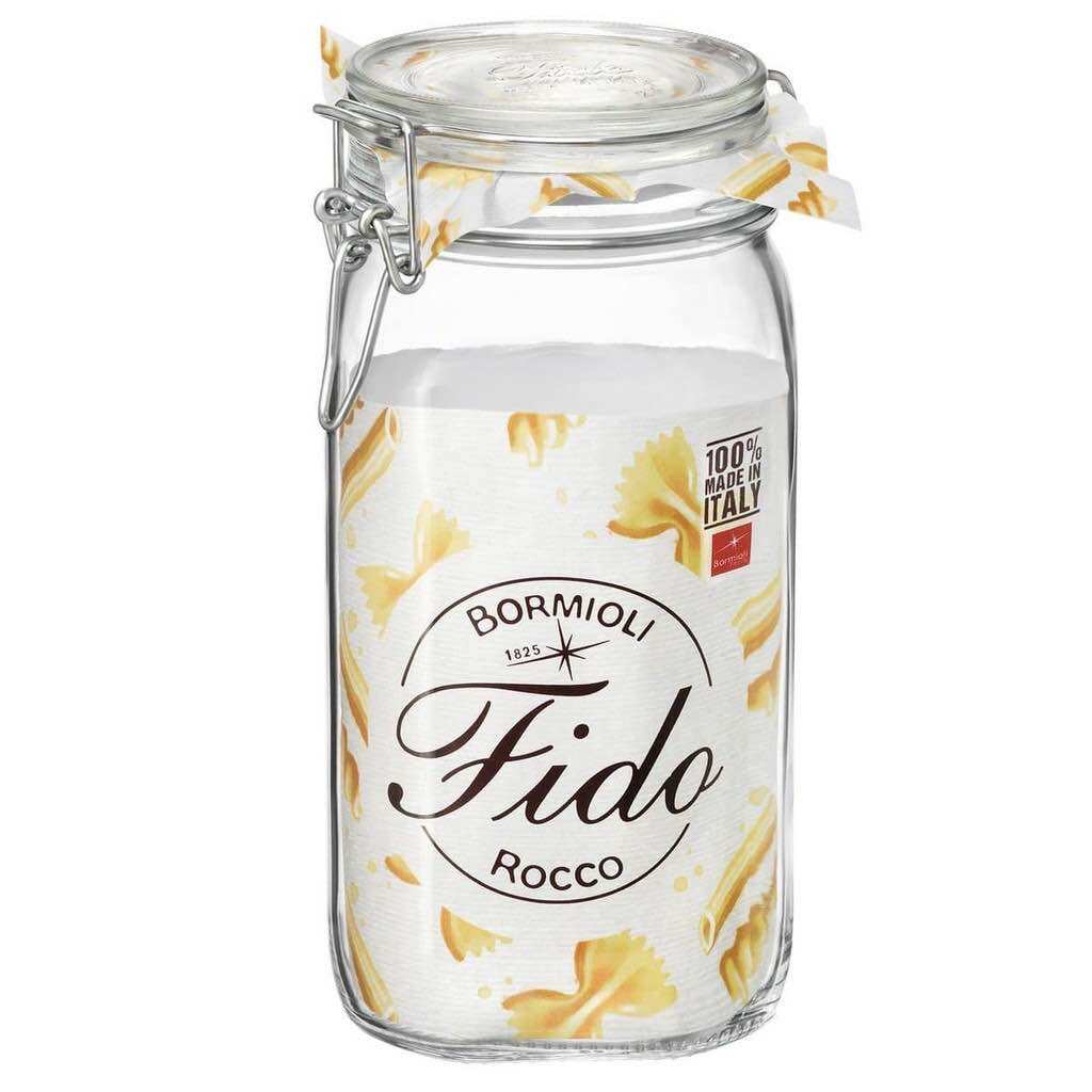 Hũ thủy tinh nắp cài Fido 1500ml
