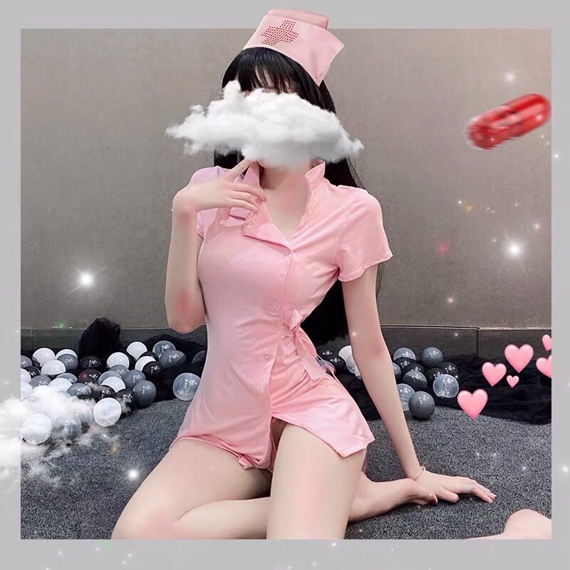 Set ngủ cosplay nữ y tá gợi cảm