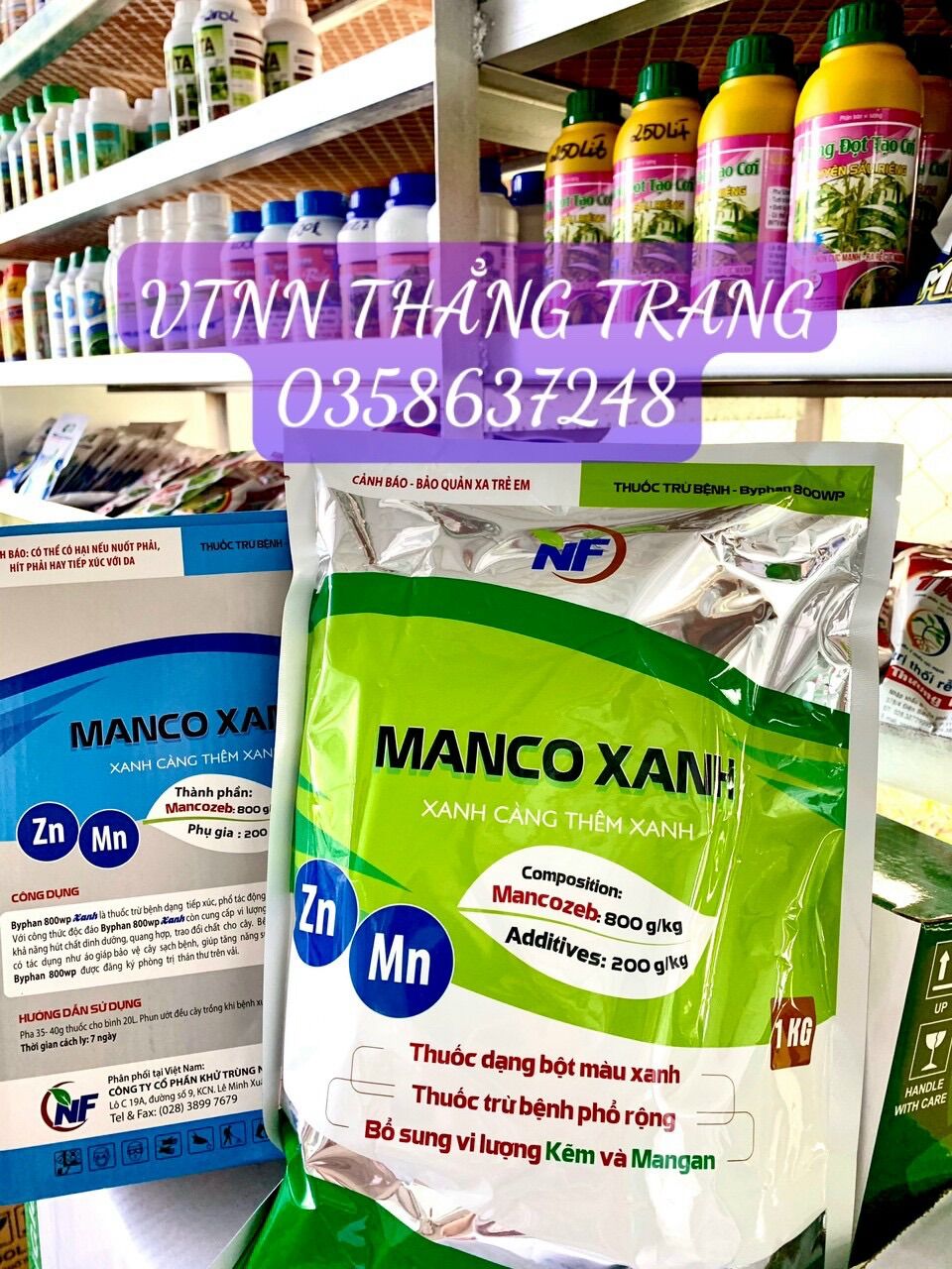 Thuốc trừ bệnh Manco Xanh