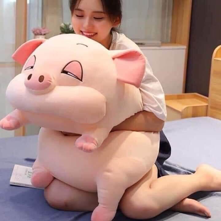 Gấu bông lợn mặt phê cần