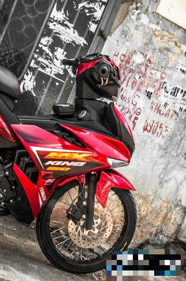 Tem rời exciter 150 đỏ mxking , tặng kèm set logo