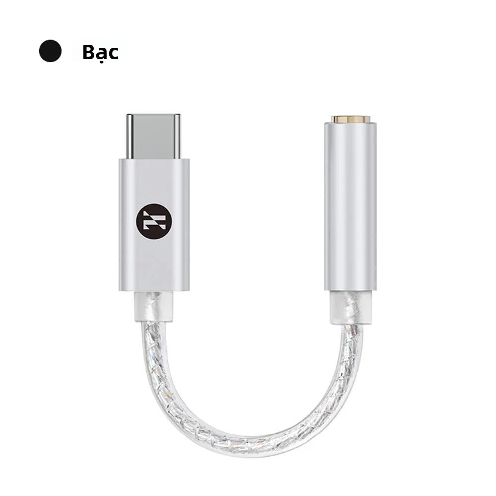 JCALLY JM12 Bộ Chuyển Đổi Âm Thanh Kỹ Thuật Số Hi-Fi DAC Chip KT02H20 Type-C Sang 3.5 Mm Bộ Khuếch Đ