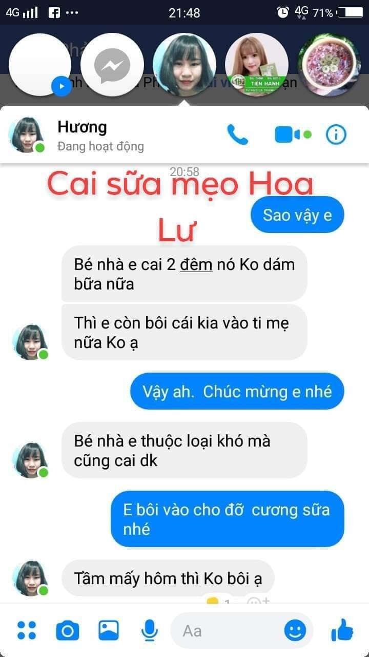 Thảo dược cai sữa mẹo cho bé