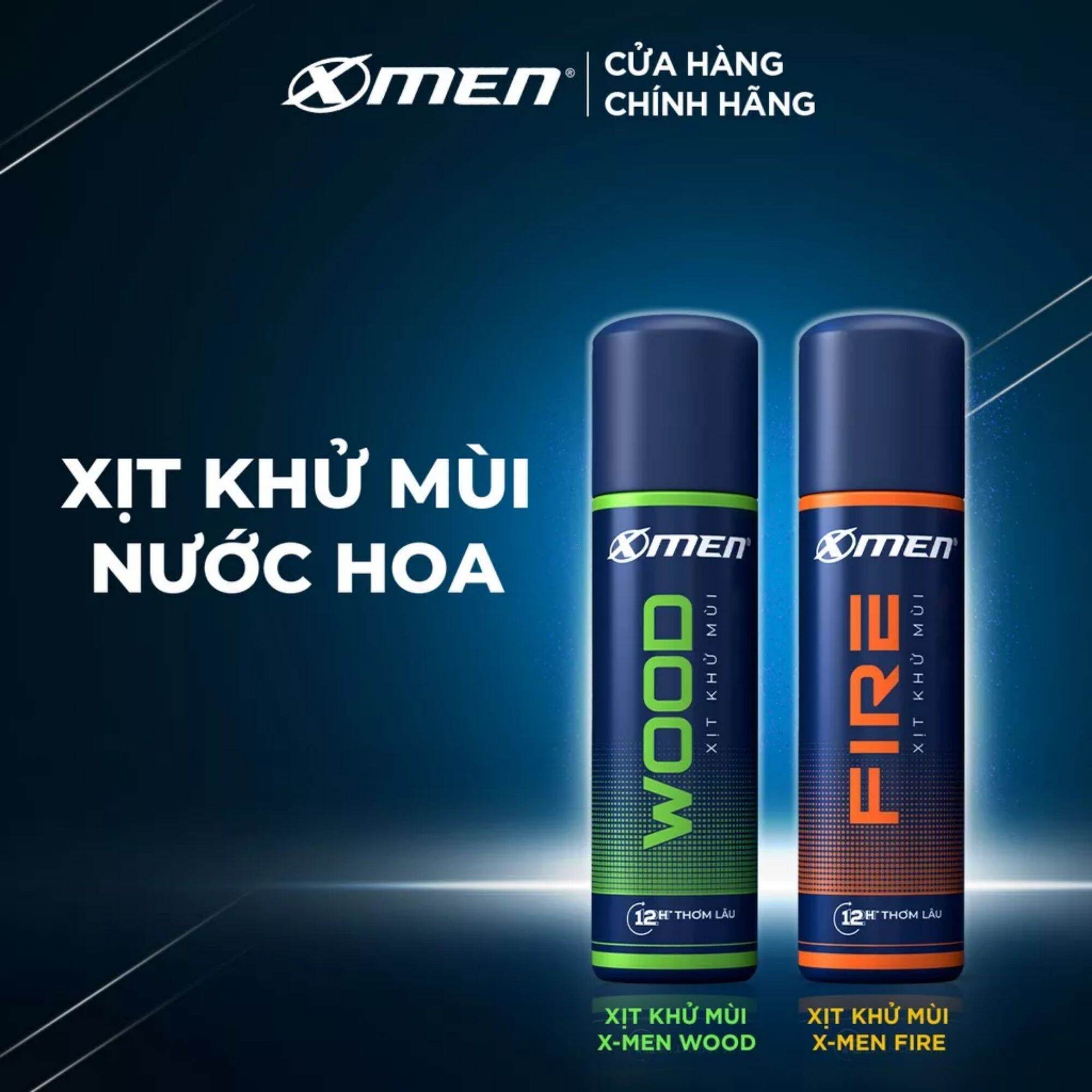 Xịt khử mùi nước hoa Xmen 140ml