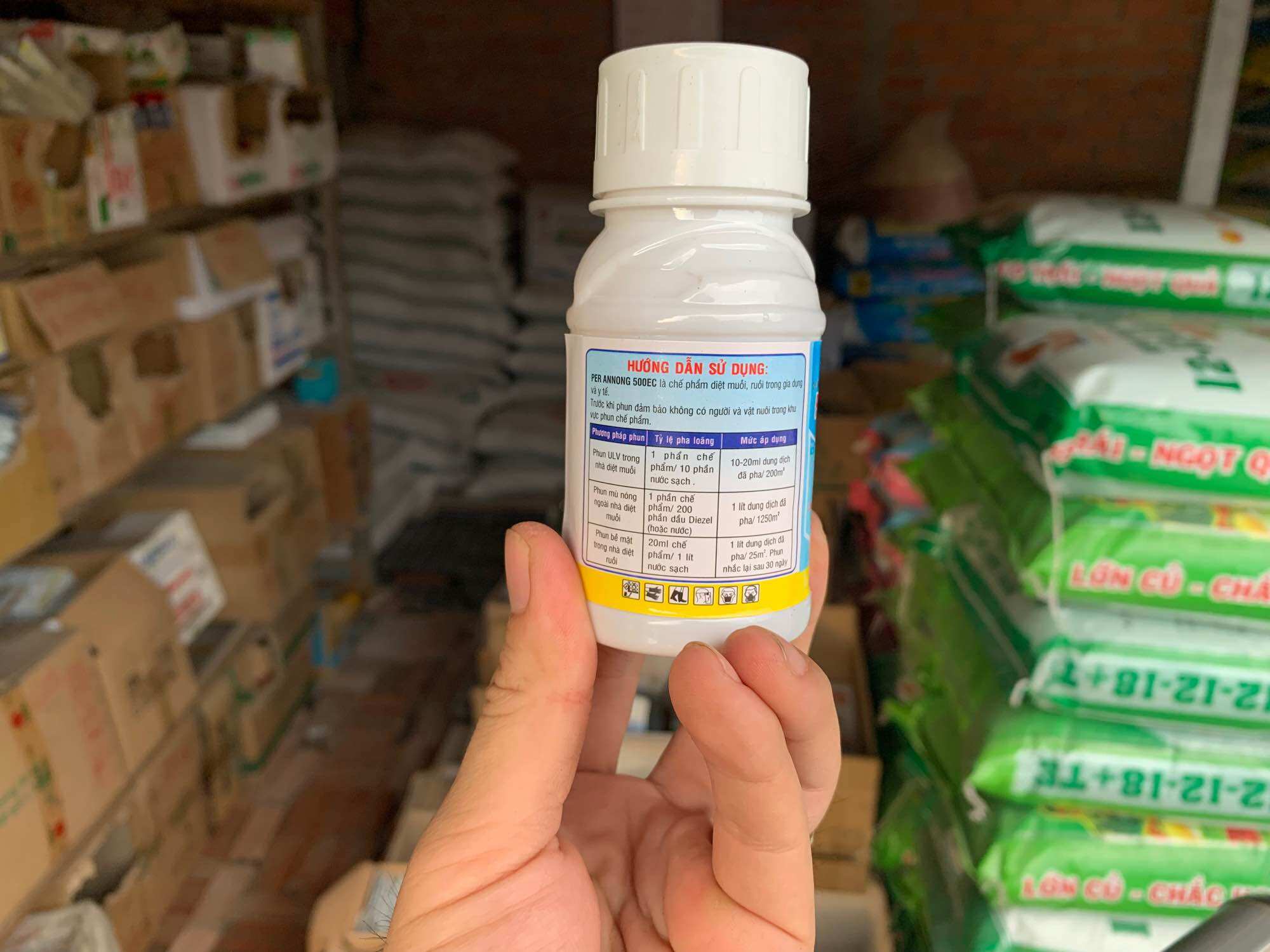 Per Annong 500ec Diệt Muỗi , Gián , Ruồi lọ 100ml
