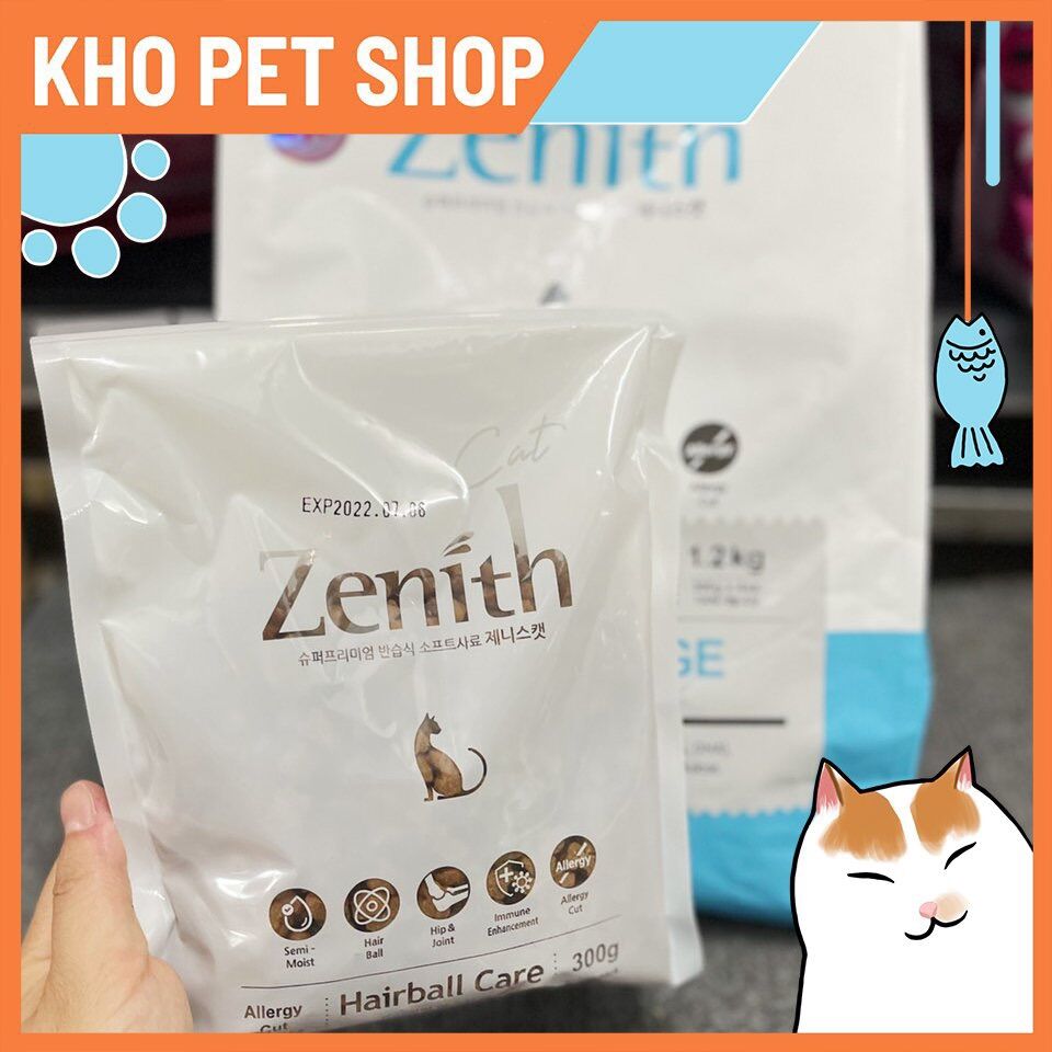 Thức ăn khô Zenith hạt mềm cho mèo