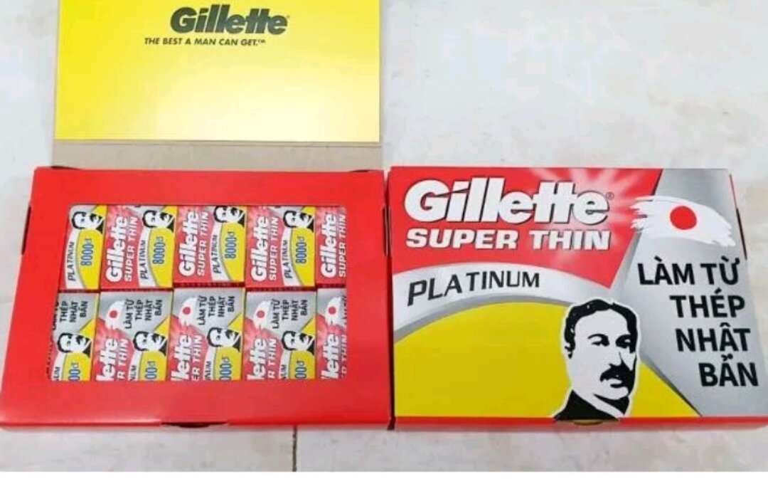 Lưỡi lam Gillette hộp 100 lưỡi