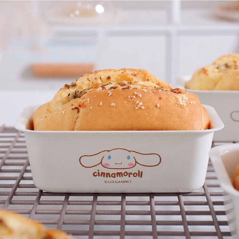 Khay Nướng Hình Chữ Nhật Chống Dính Chef Made Mini Bread Cheese Pudding Hình Chú Chó Bằng Thép Không Gỉ Dùng Tại Nhà