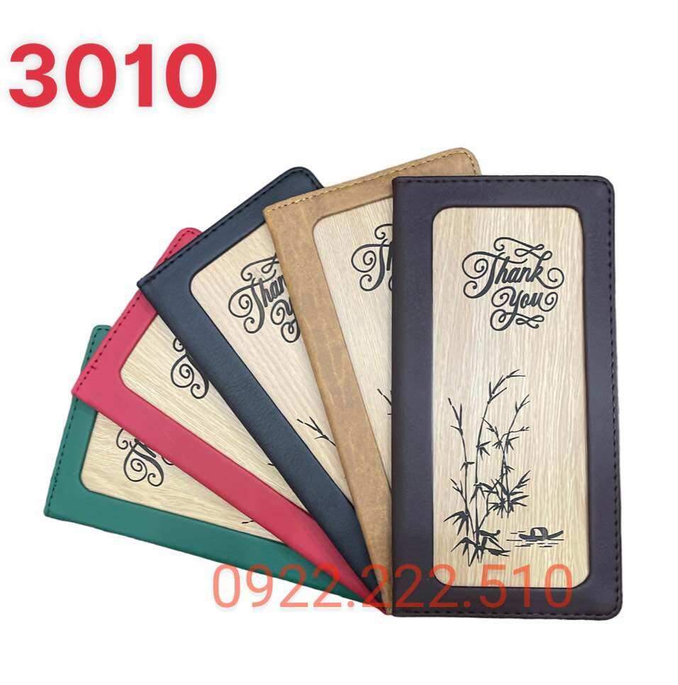 Bìa kẹp bill tính tiền gỗ 3010