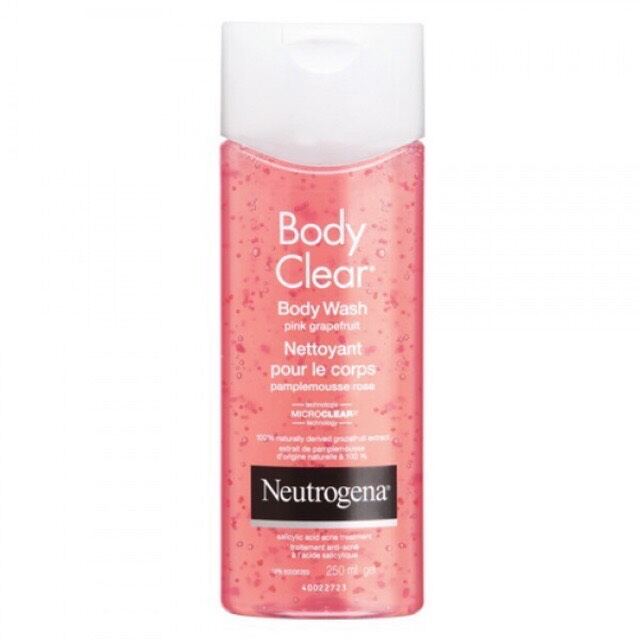 Sữa tắm giảm mụn lưng Neutrogena Body Clear Body Wash của Mỹ chai 250ml