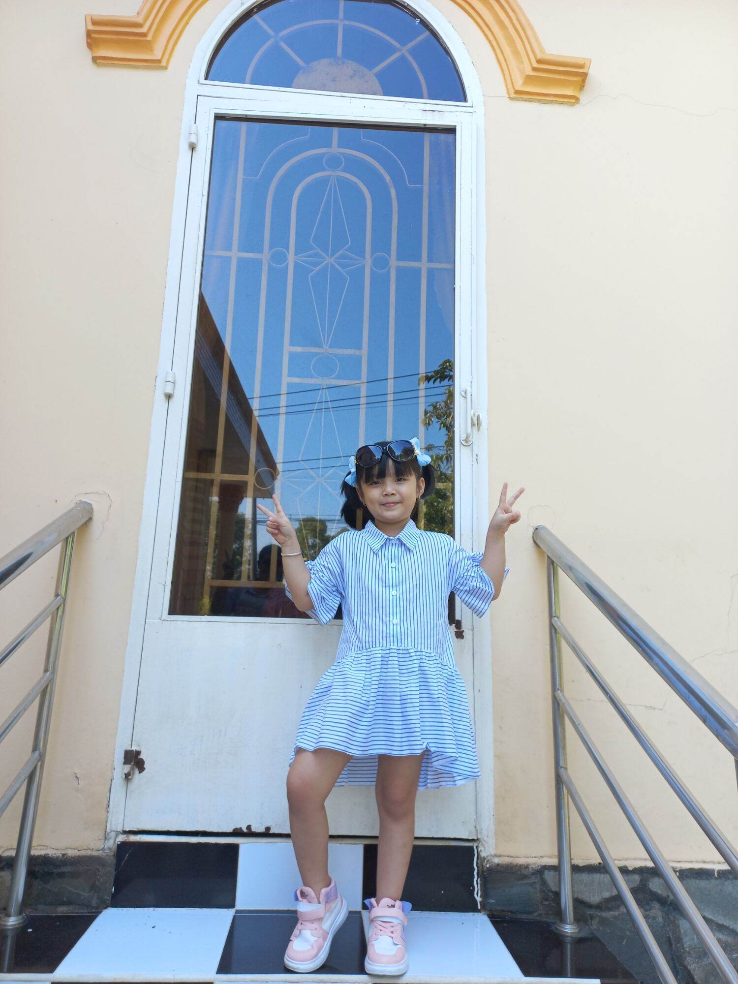 ĐẦM SỌC SOMI BEE BEE KID CUTE