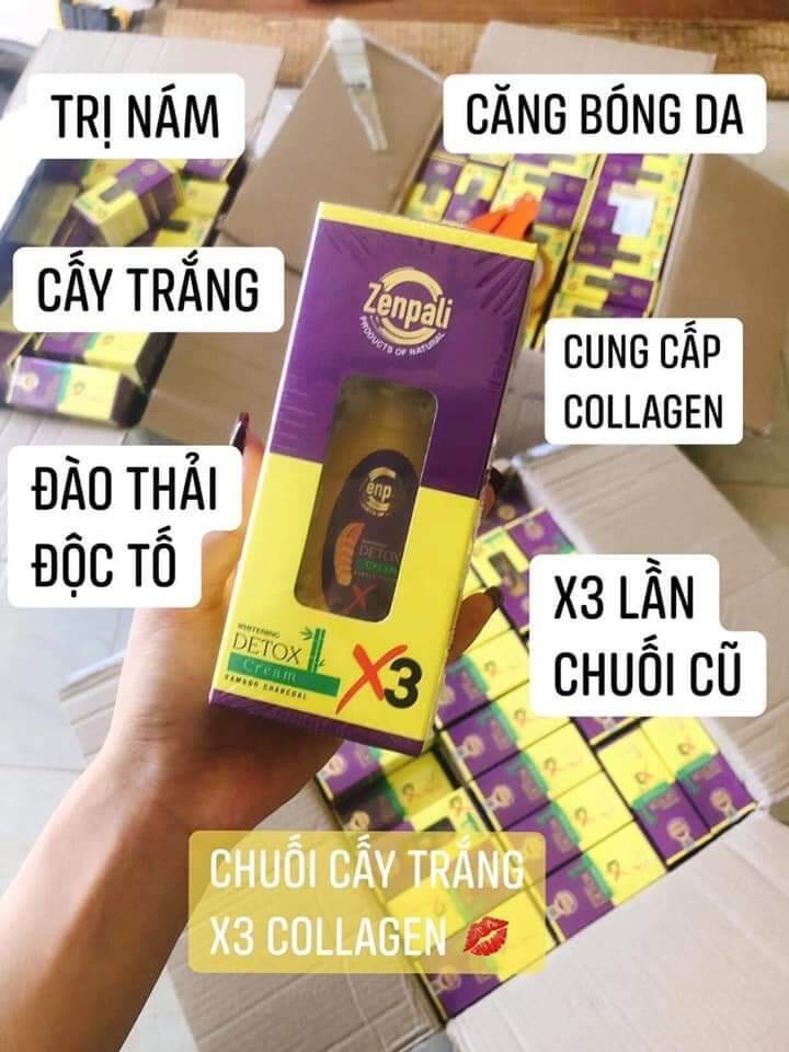 Chuối Cấy Trắng Thải Chì Làm Trắng Da Thâm Nám