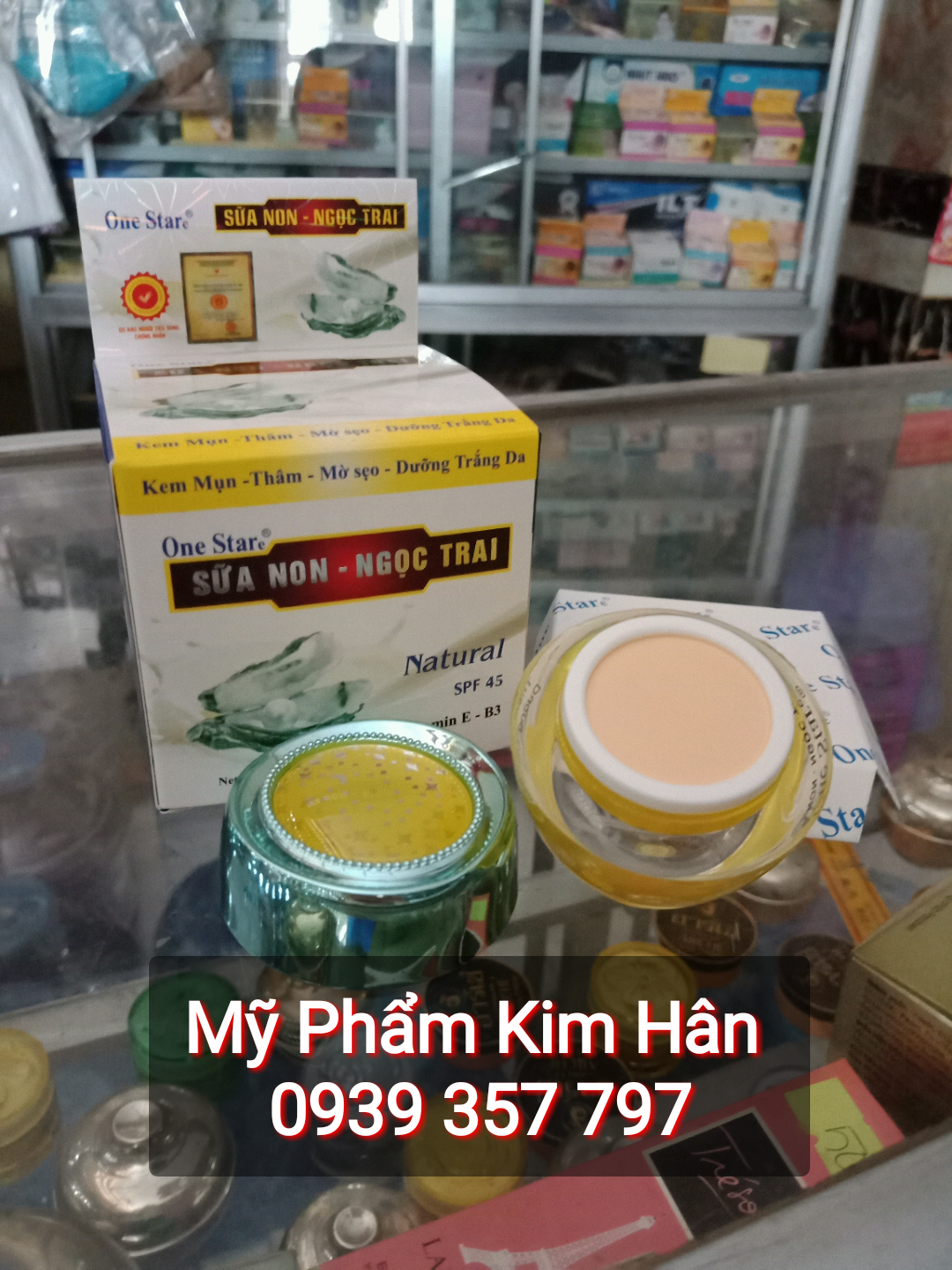 Kem mụn thâm mờ sẹo dưỡng trắng da Sữa Non Ngọc Trai (giá mới lên 179k.