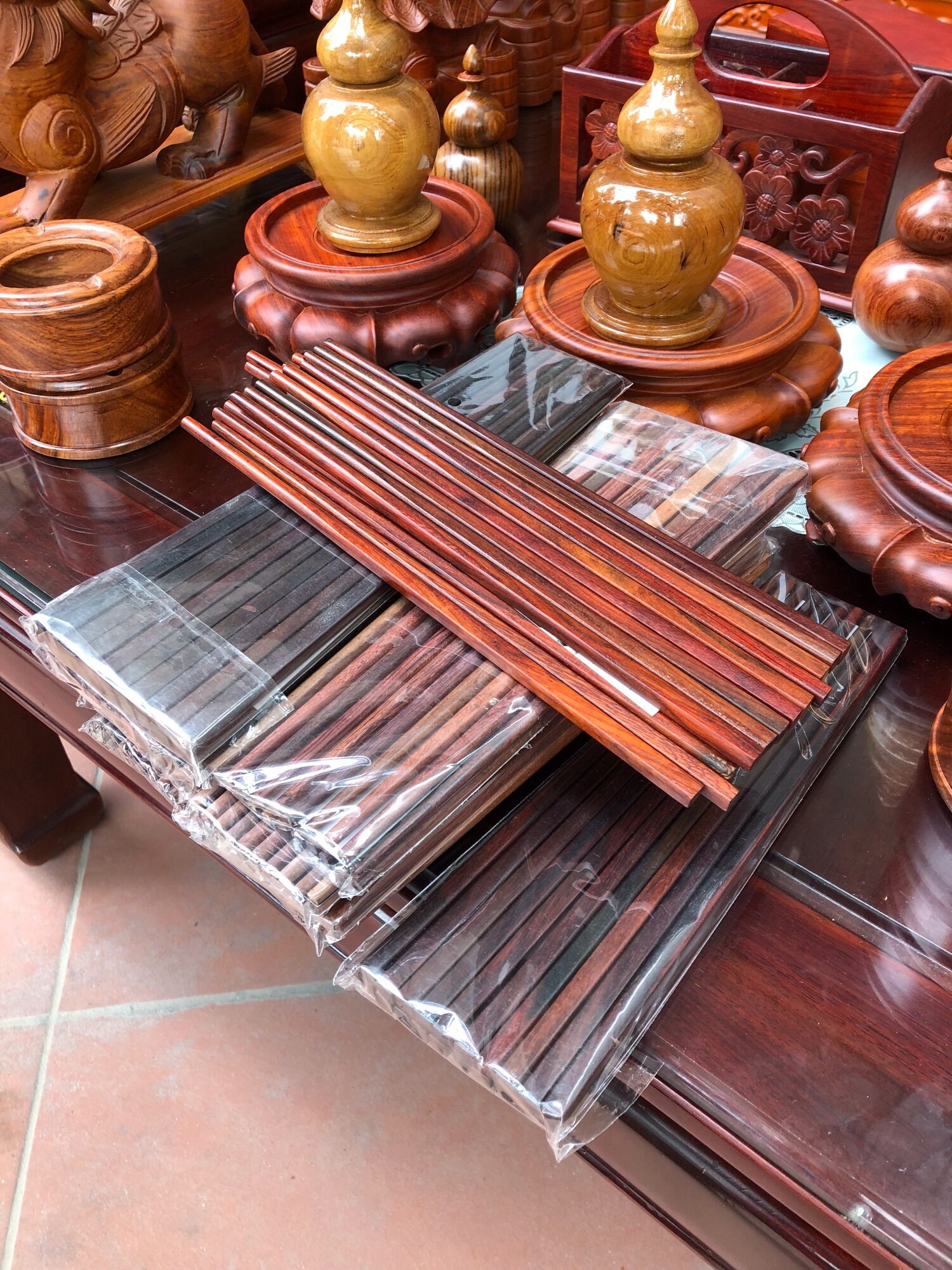 Đũa Gỗ Trắc Trơn Loại 1