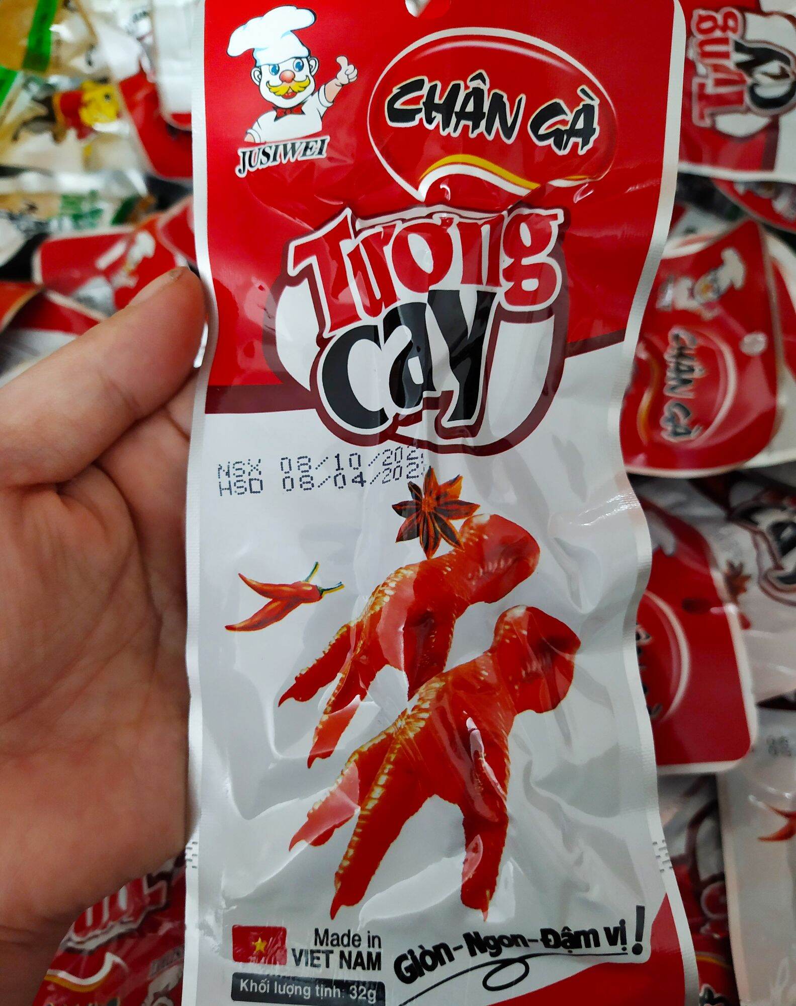 Chân gà Tương Cay siêu thơm ngon