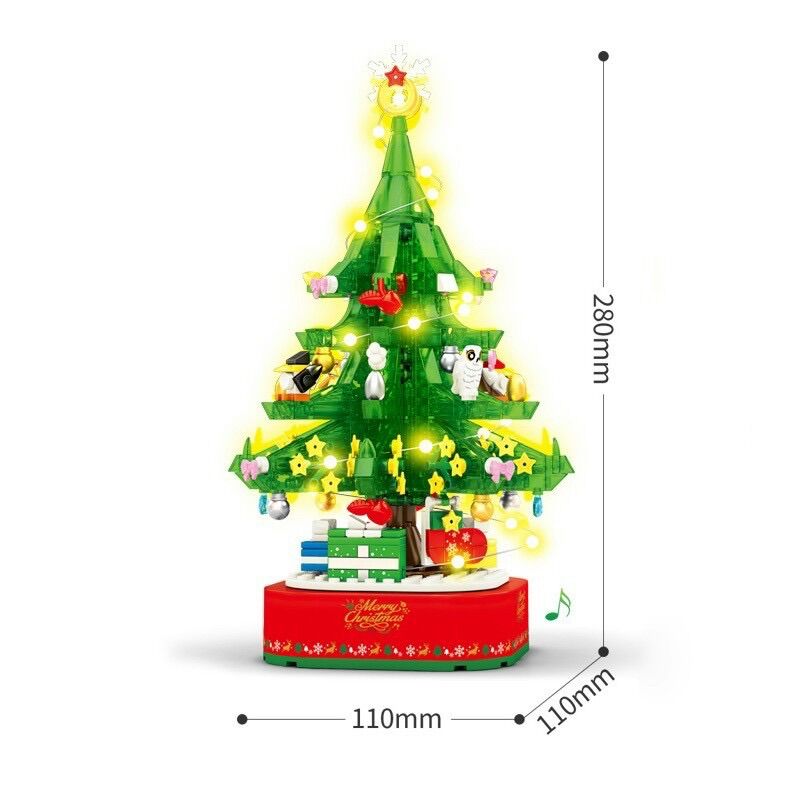 Mô hình lắp ghép Cây thông Noel
