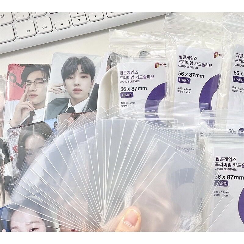 Sleeve đựng card popcorn siêu dày - hard đựng, bảo quản card,thẻ thần tượng