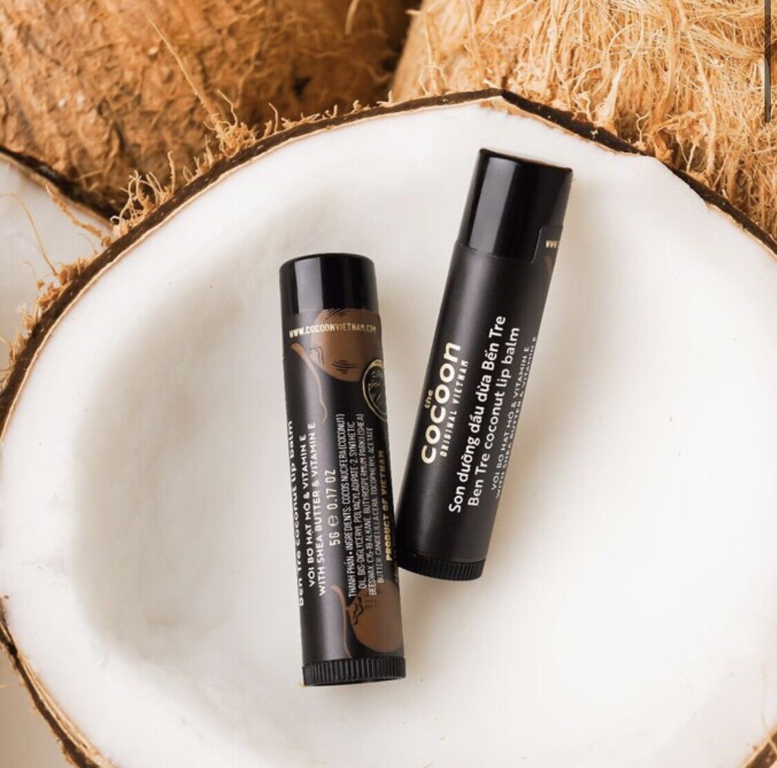[CHÍNH HÃNG] Son dưỡng dầu dừa COCOON 5gr
