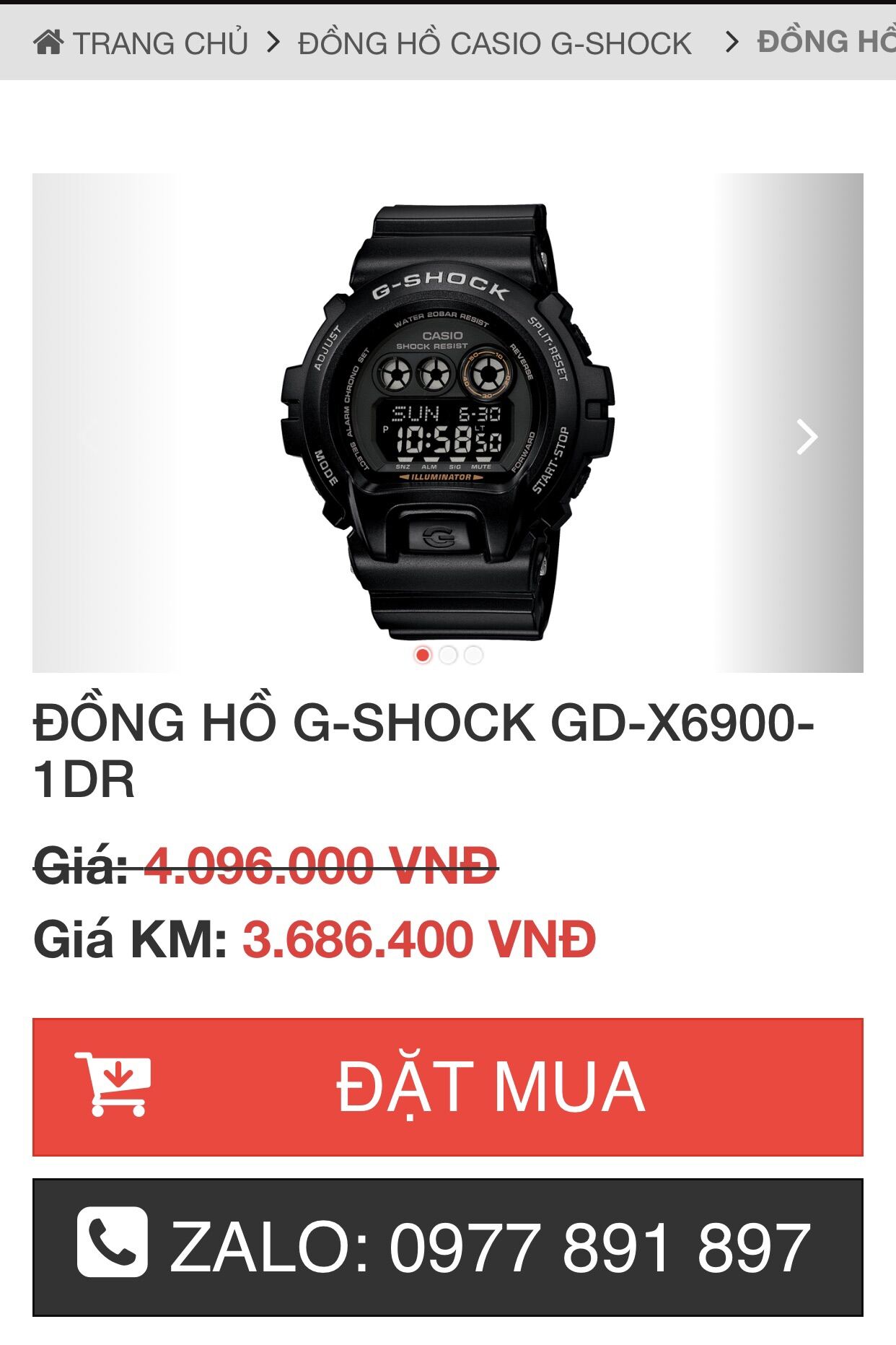 Casio G Shock D6900