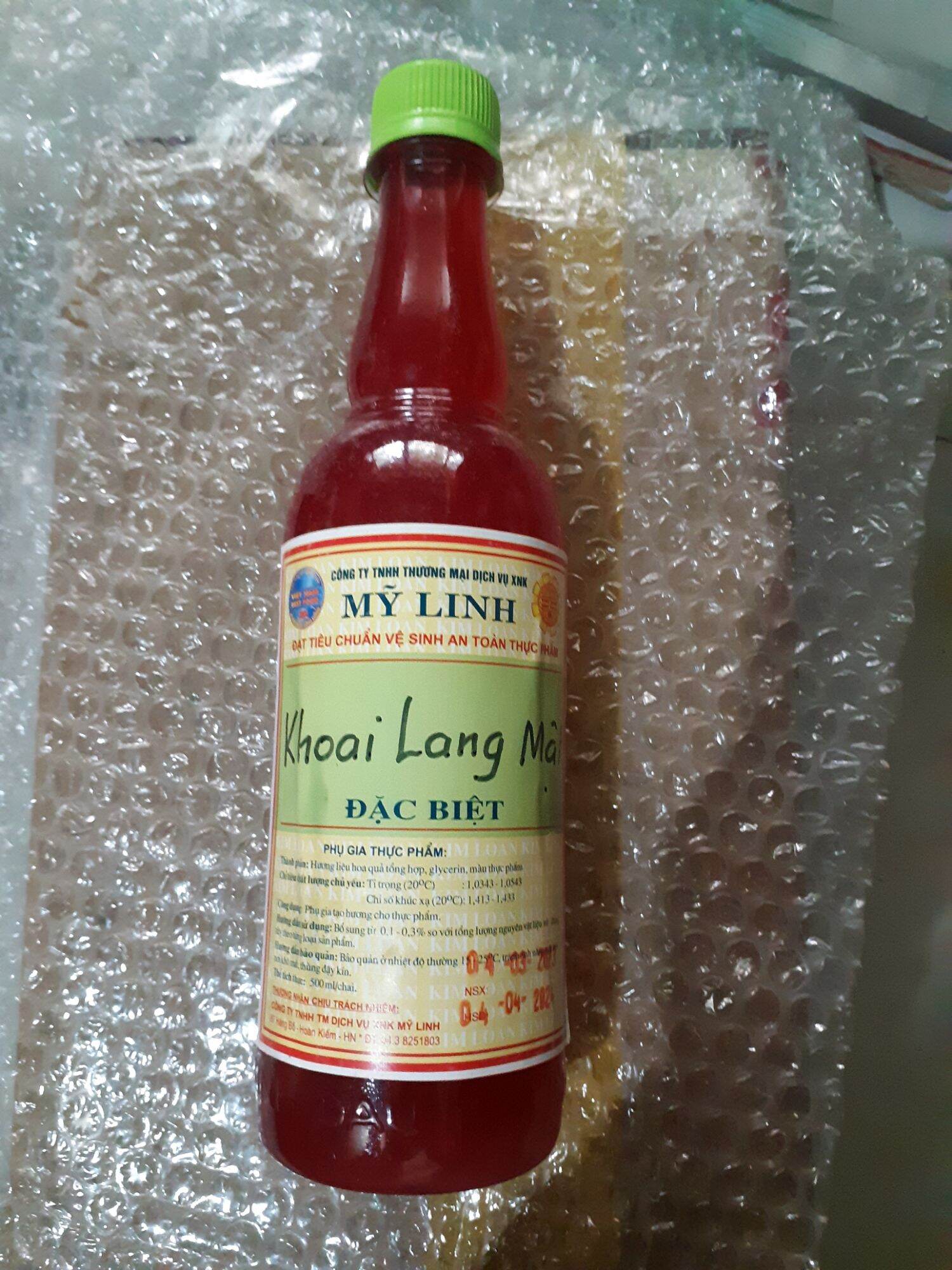 Hương khoai lang mật chai 500ml