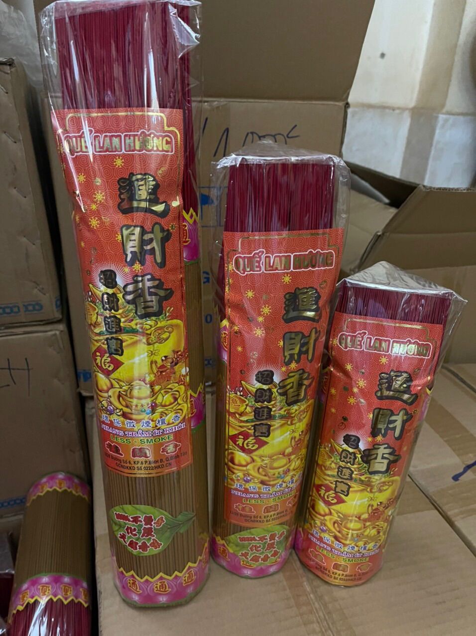 Nhang quế lan hương 3 tấc / 4 tấc / 5 tấc / 1000 cây hương trầm, ít khói