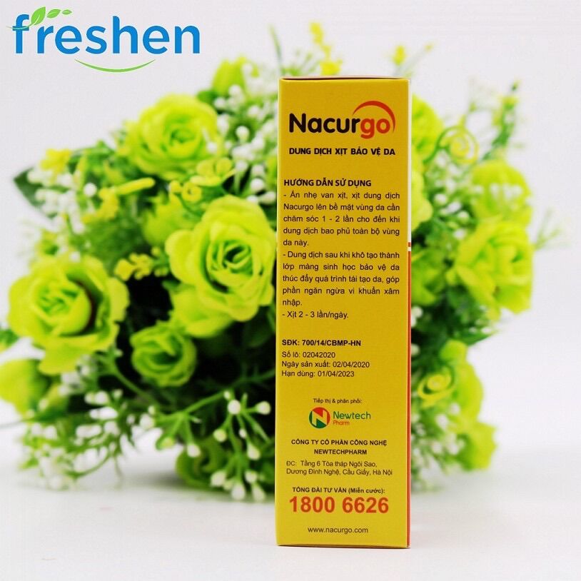 DUNG DỊCH XỊT BẢO VỆ DA NACURGO 12ml