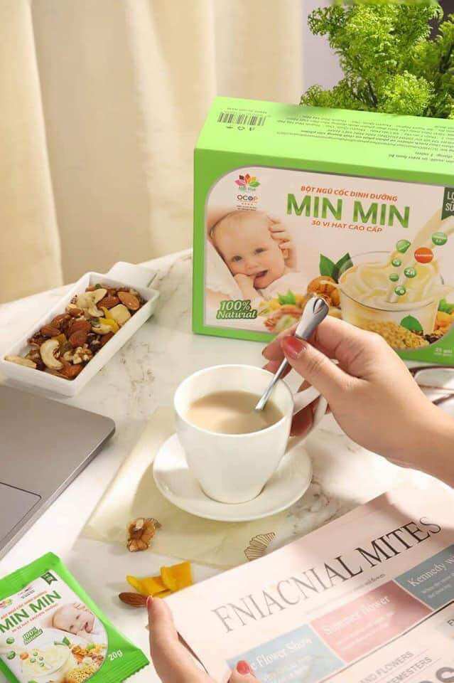 Ngũ cốc Lợi sữa Minmin 30 loại hạt ( hộp giấy)