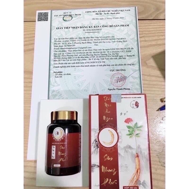 [HCM][Chính hãng] Tăng cân Sâm Nhung Plus ăn khỏe ngủ ngon