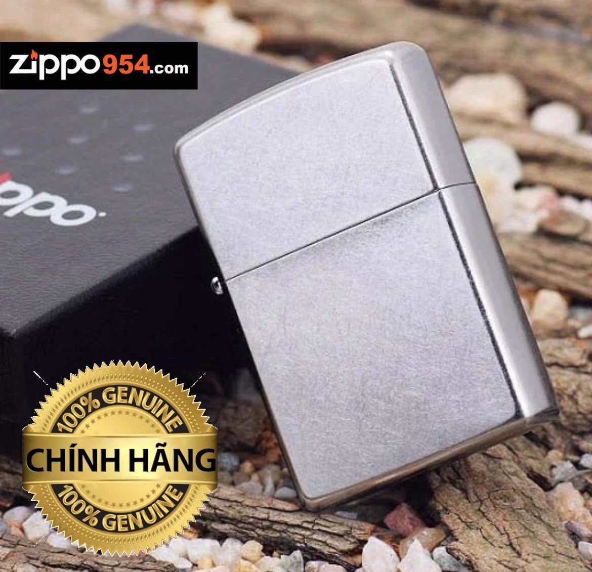 [Zippo 954] Zippo Street Chrome Chính Hãng USA Mỹ