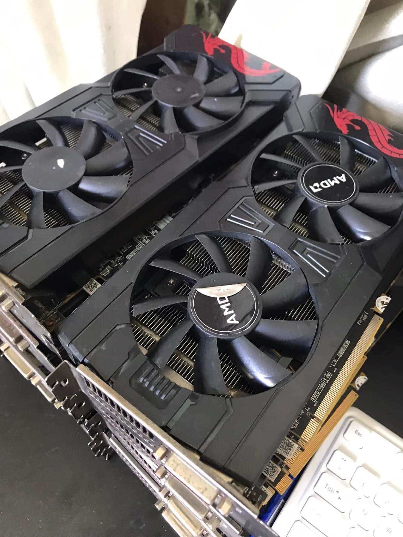 Card màn hình Msi RX570,Rx580 8G amor ( bh 3th )