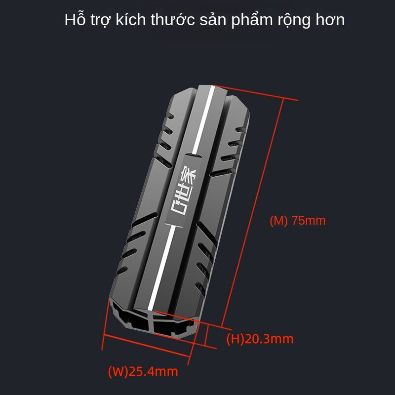 TEUCER M.2 NVME 2280 SSD Heatsink Computer Solid State Drive Aluminum Cooling Vest