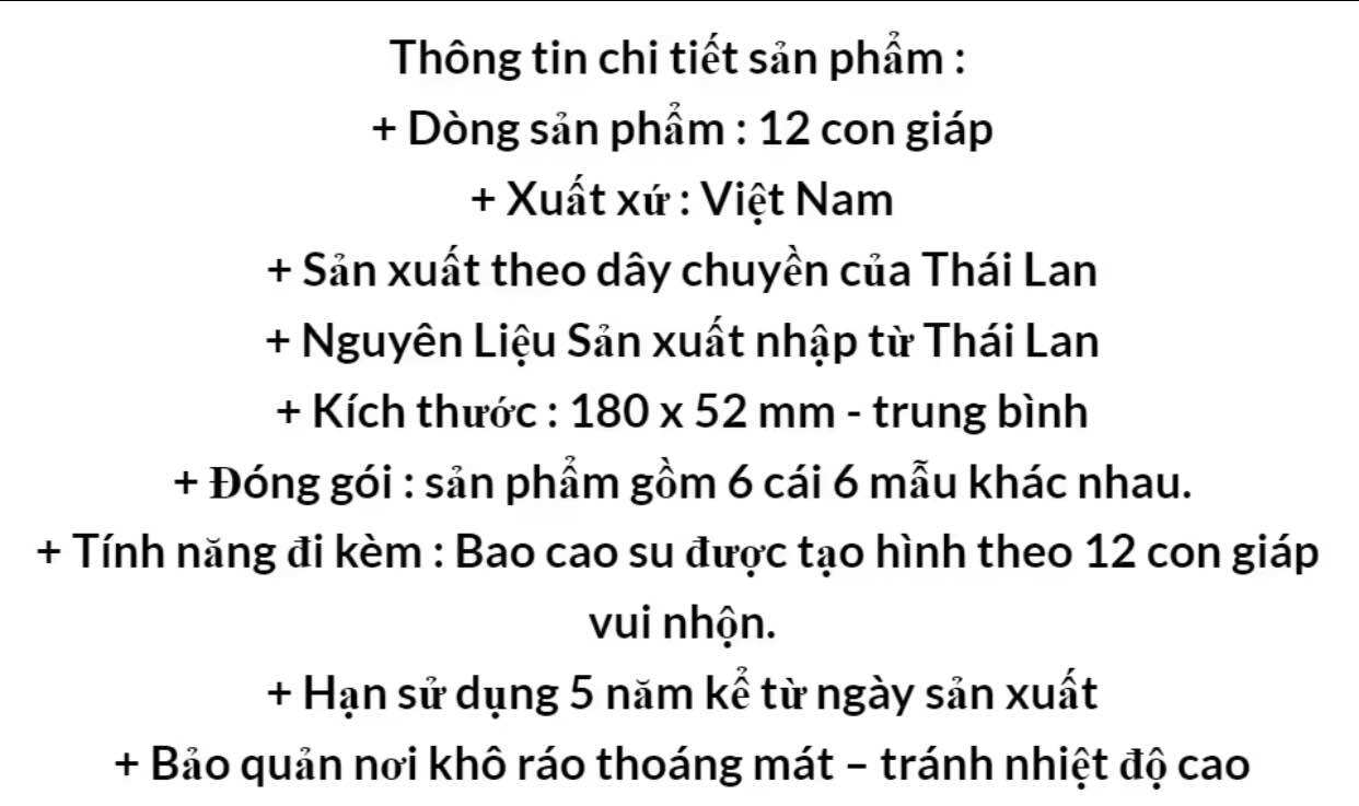 BCS 12 con giáp hàng bao chuẩn