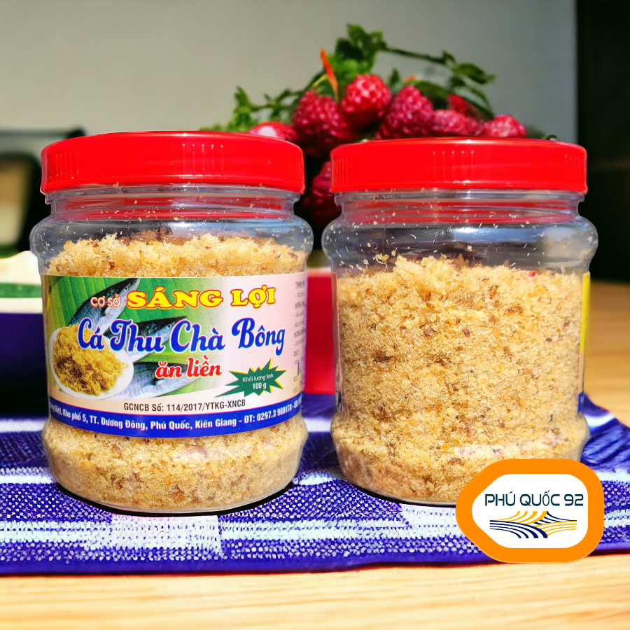 Cá Thu Chà Bông Phú Quốc hủ 100g