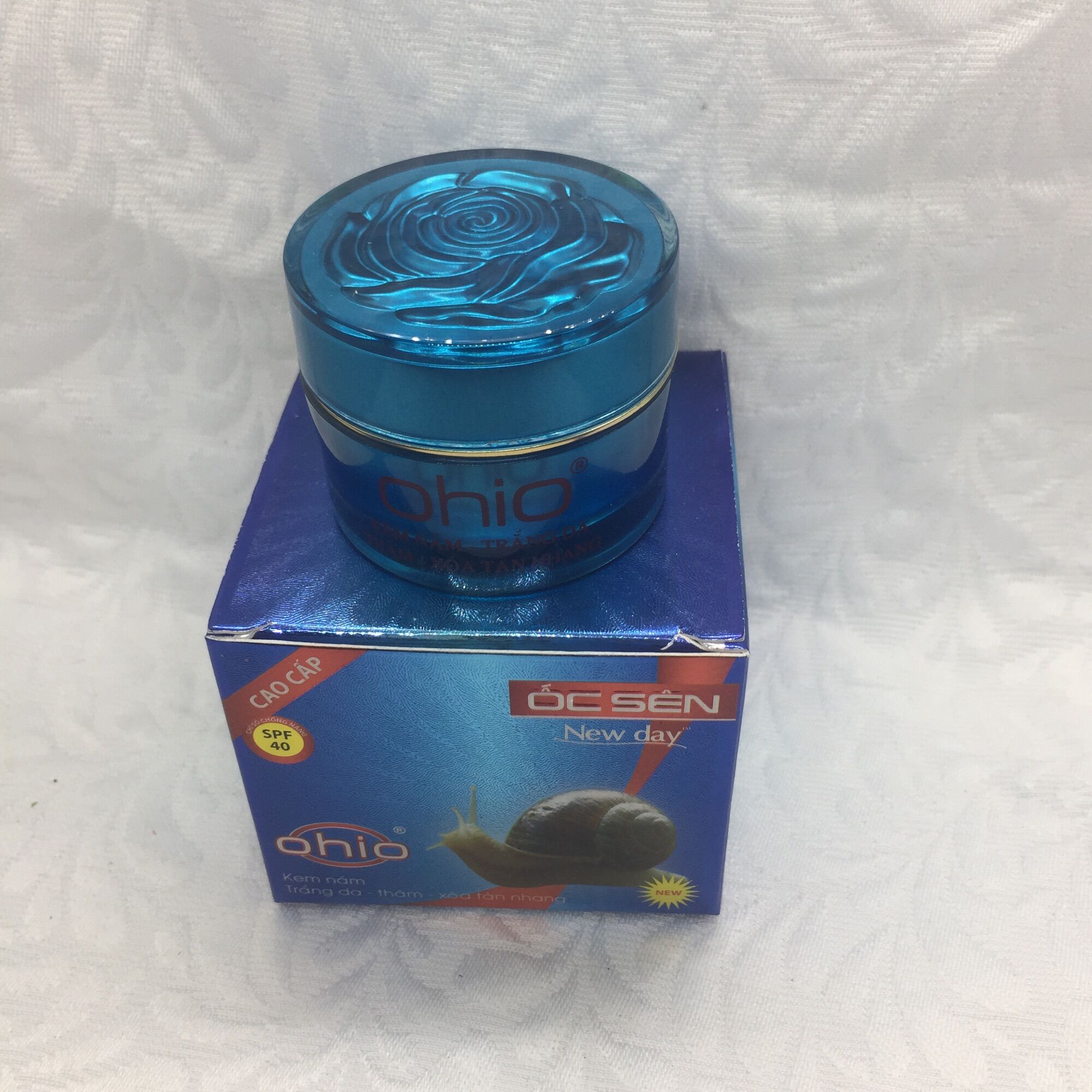 Kem ohio ốc sên námtrắng daxoá thâm và xoá tàn nhang nex 18g