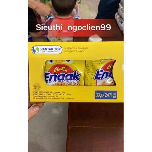Mì ăn liền enaak thùng 24 gói x 30g