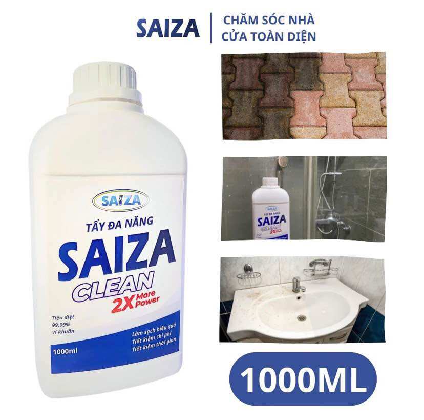 [COMBO 2 CHAI] DUNG DỊCH TẨY ĐA NĂNG SAIZA 1000ML