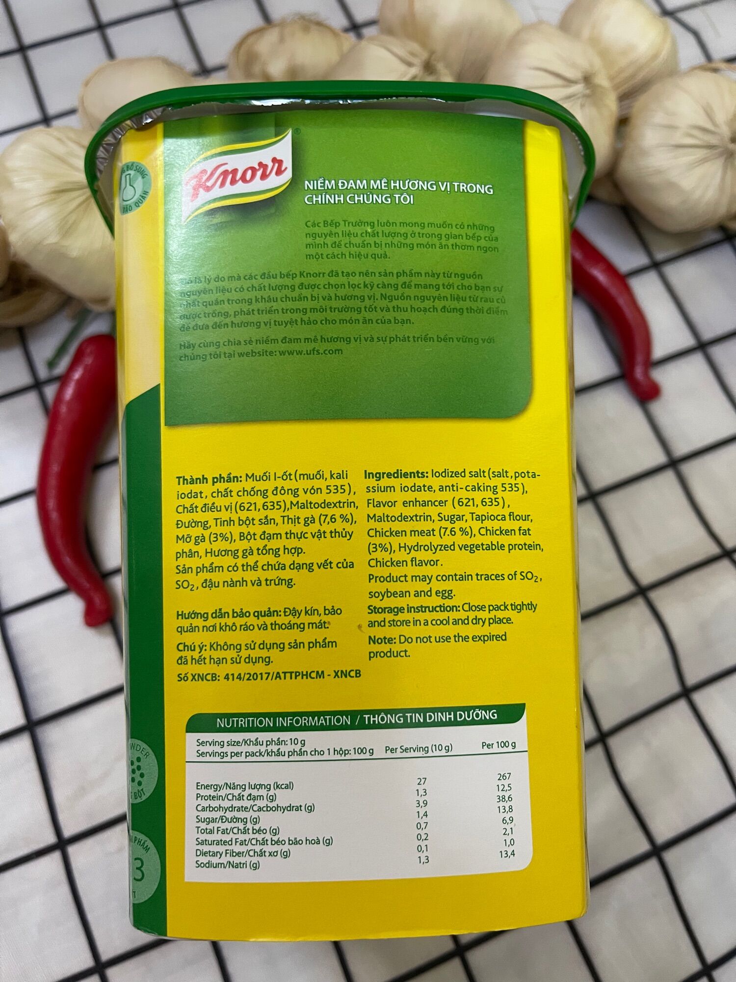BỘT THỊT GÀ KNORR HỘP 1KG2