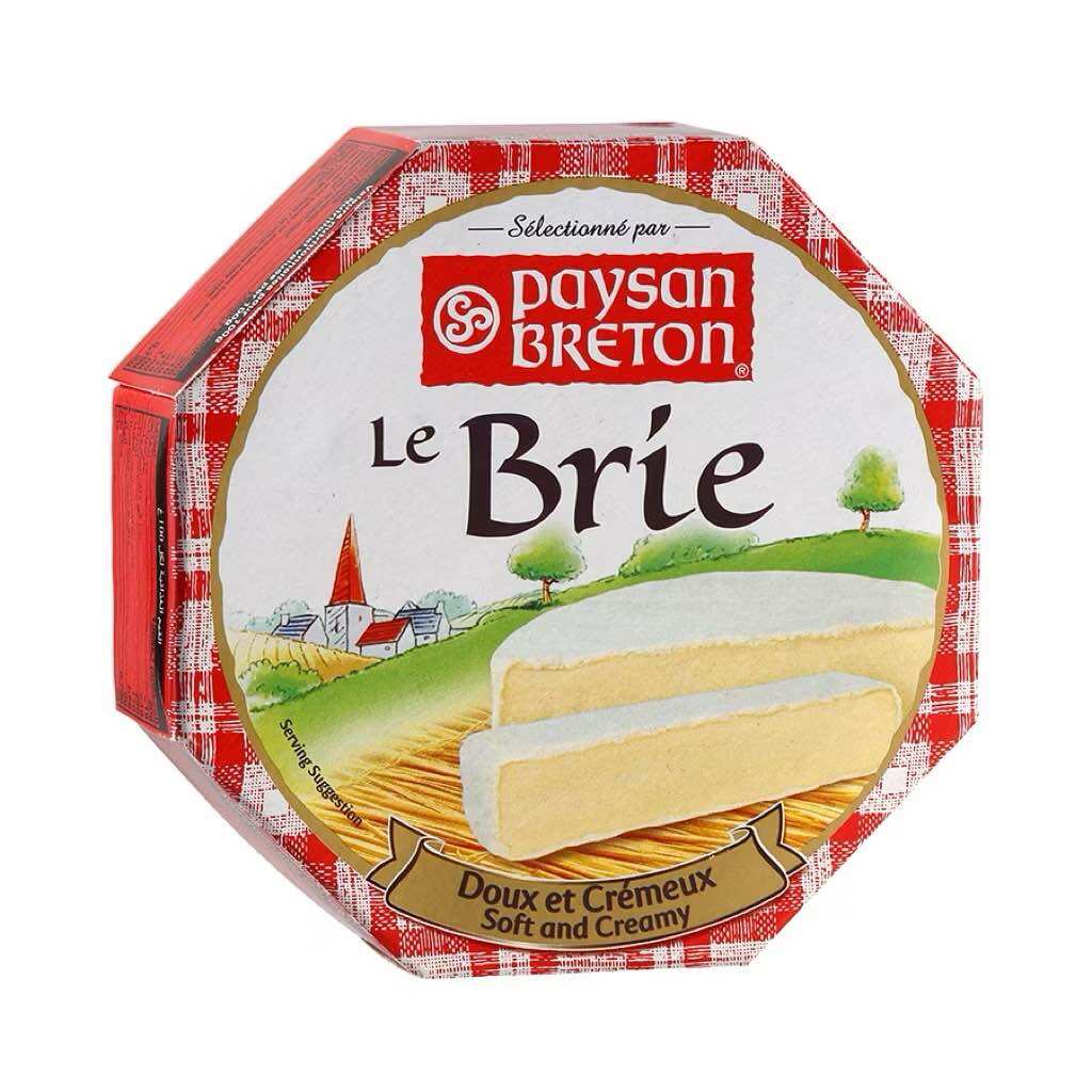 Phô Mai Pháp Brie Paysan Breton 125g - Thơm Béo, Ăn Kèm Baguette, Cracker, Trái Cây