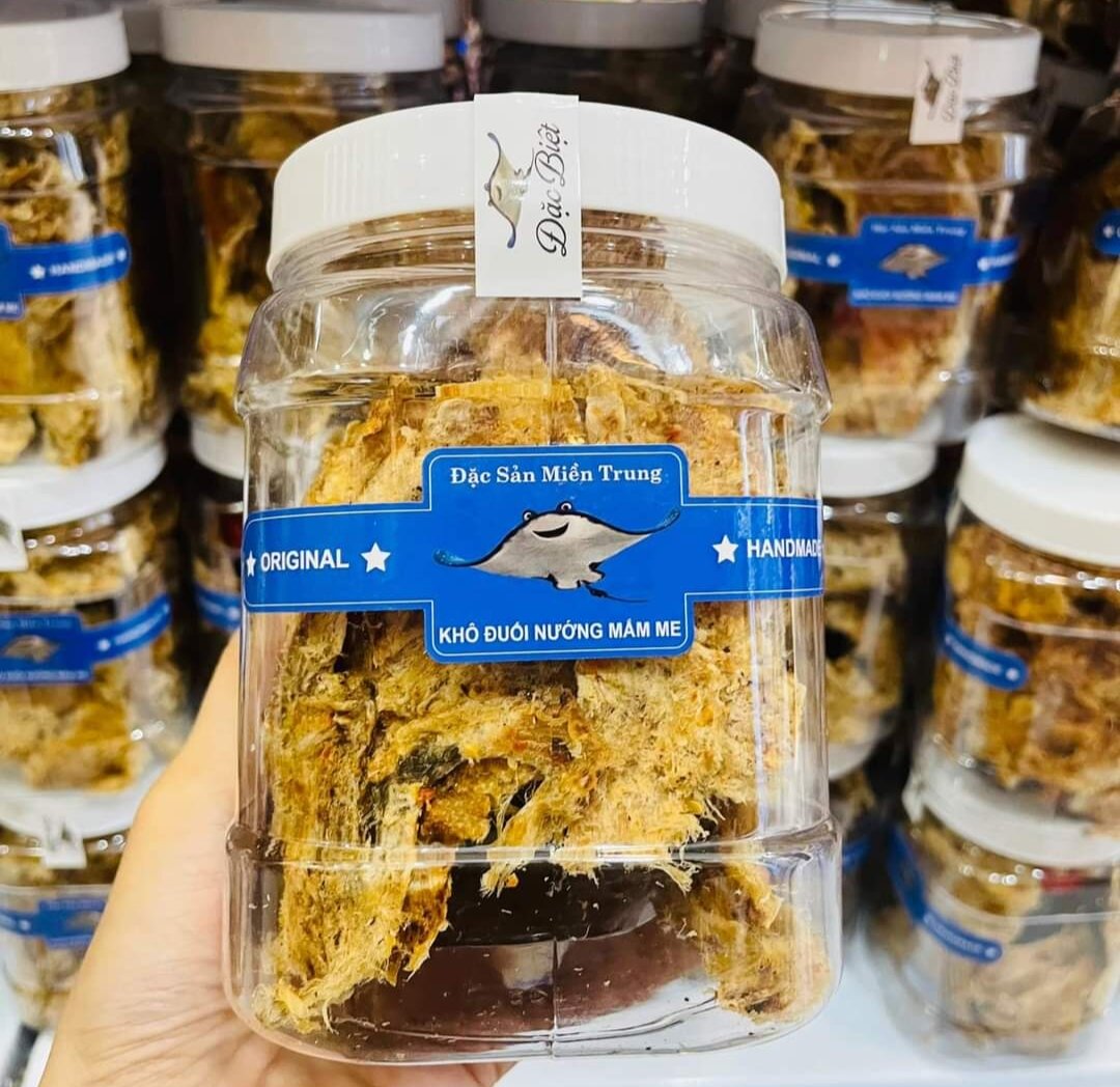 KHÔ CÁ ĐUỐI HỘP 350GR KÈM MẮM ME