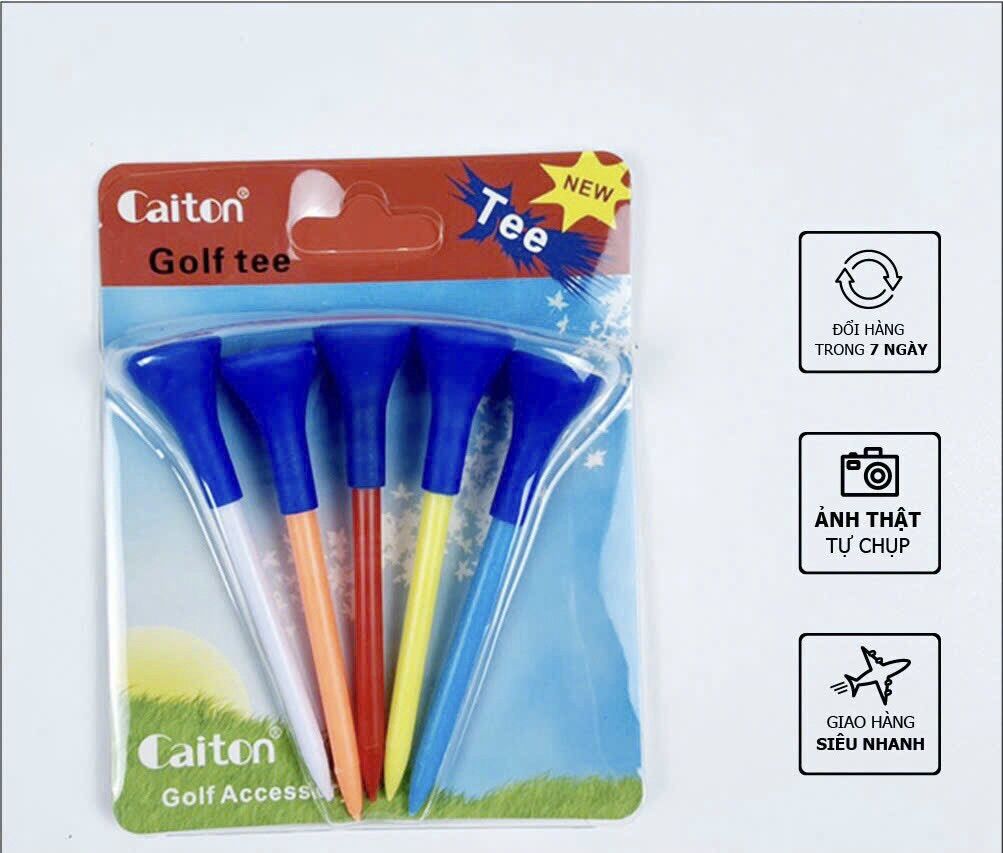 Tee Golf Caiton- Trụ Đặt Bóng Golf Nhựa Dẻo