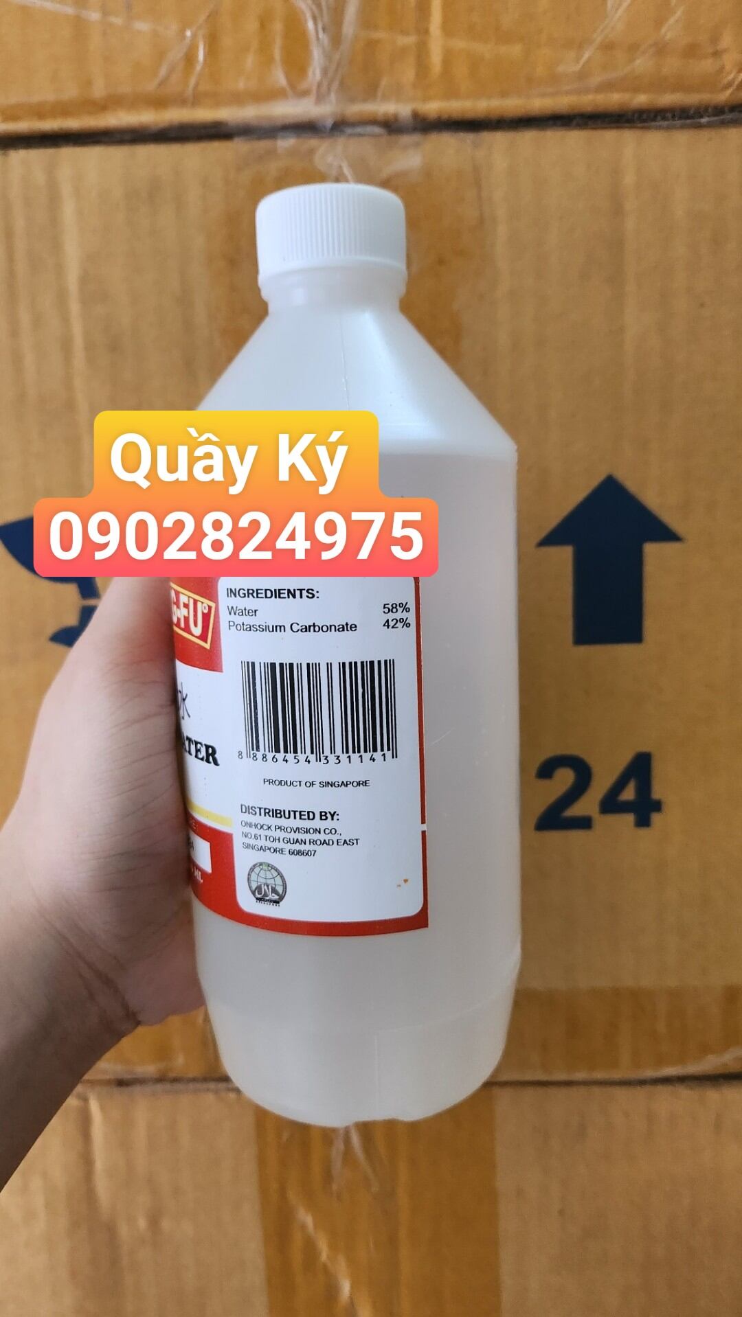 Nước tro tàu hiệu Wang-Fu 500ml
