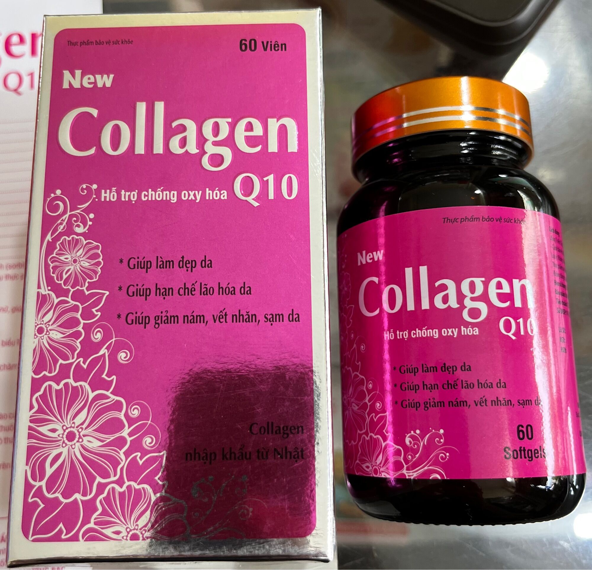 Collagen q10 hỗ trợ chống oxy hoá