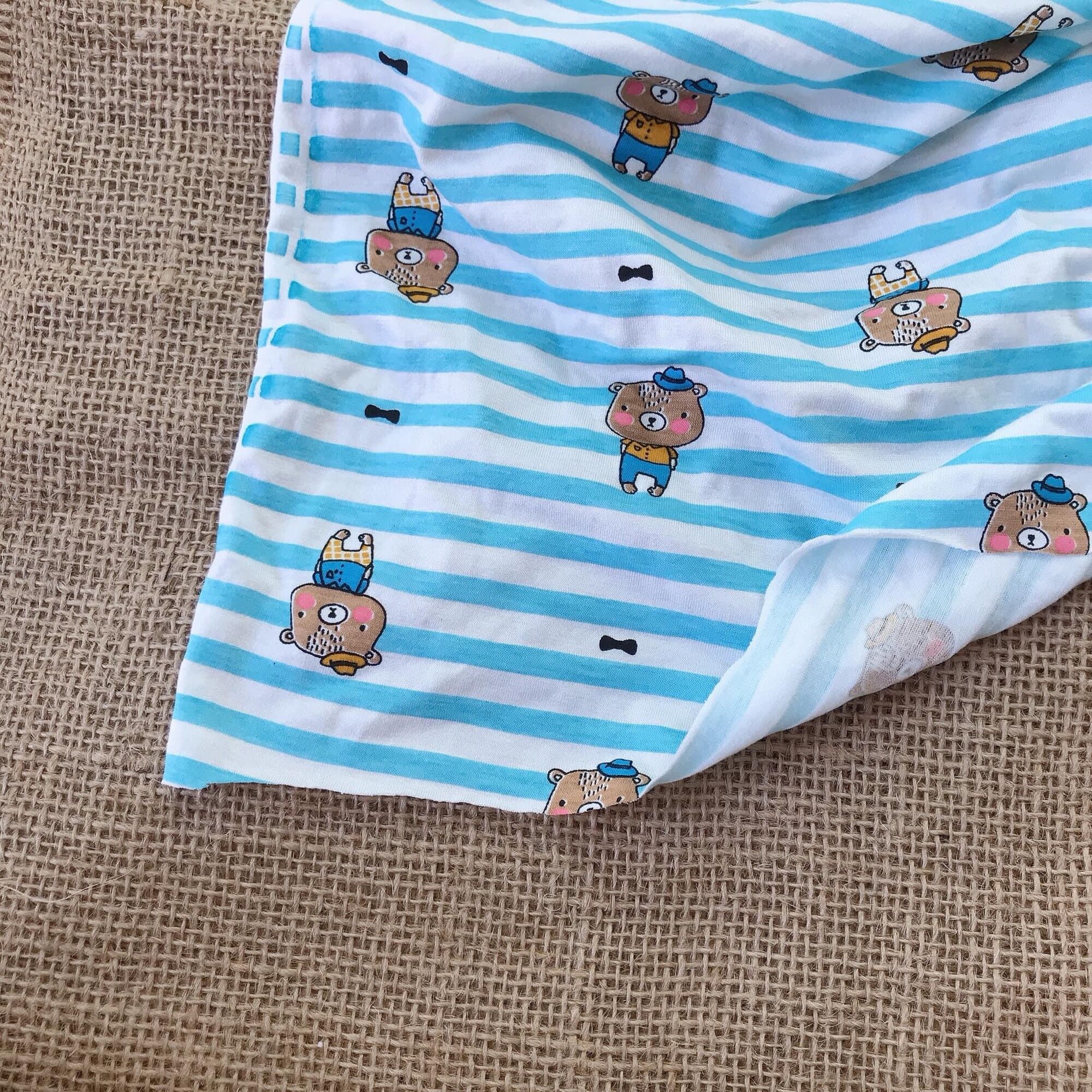 Vải cotton Hàn Quốc may đồ cho bé